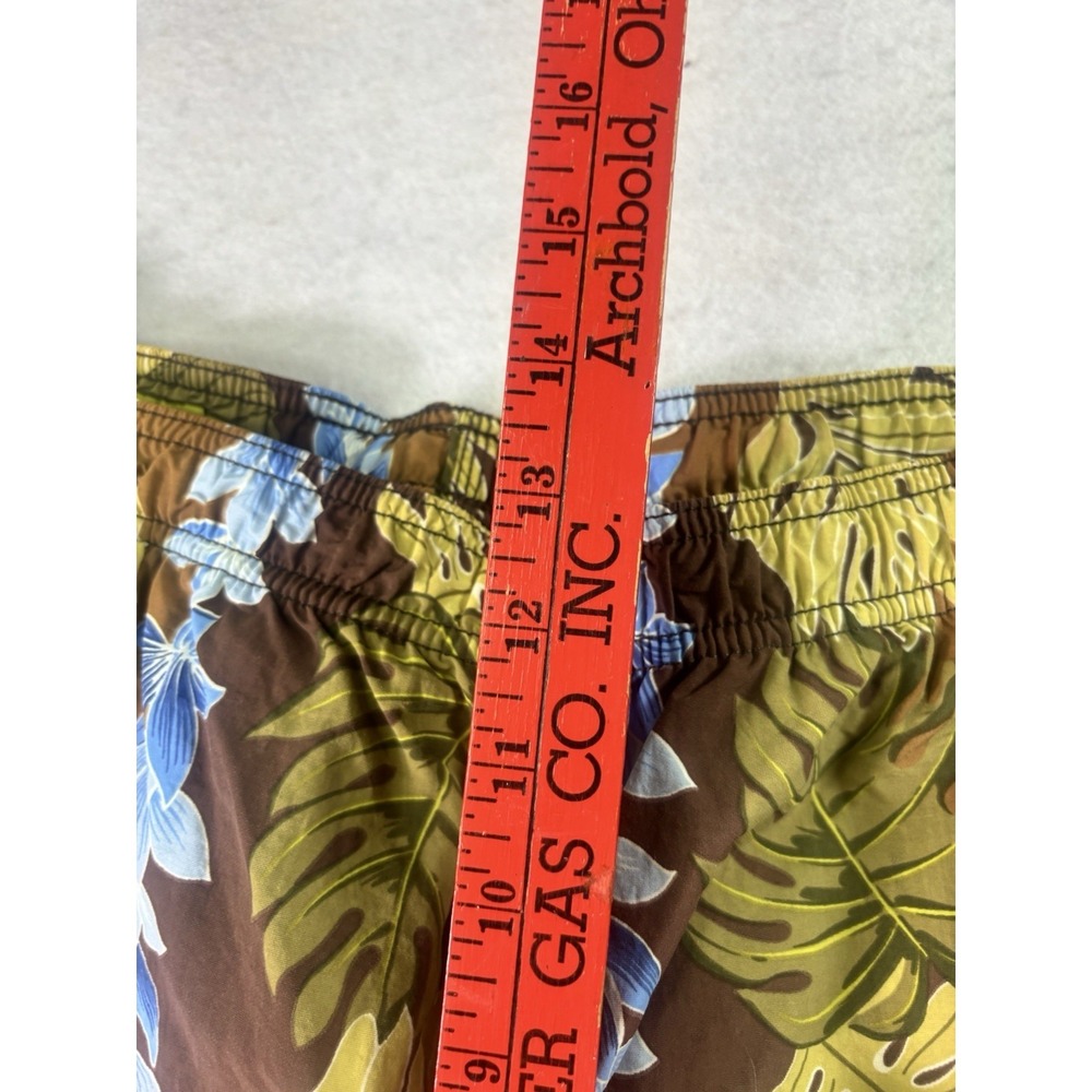 Tommy Bahama Relax Tropical Floral Swim Trunks Men's Size L Lined Tie 34x6 - Picture 4 of 9
